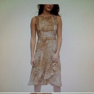 Calvin Klein Animal Print Dress